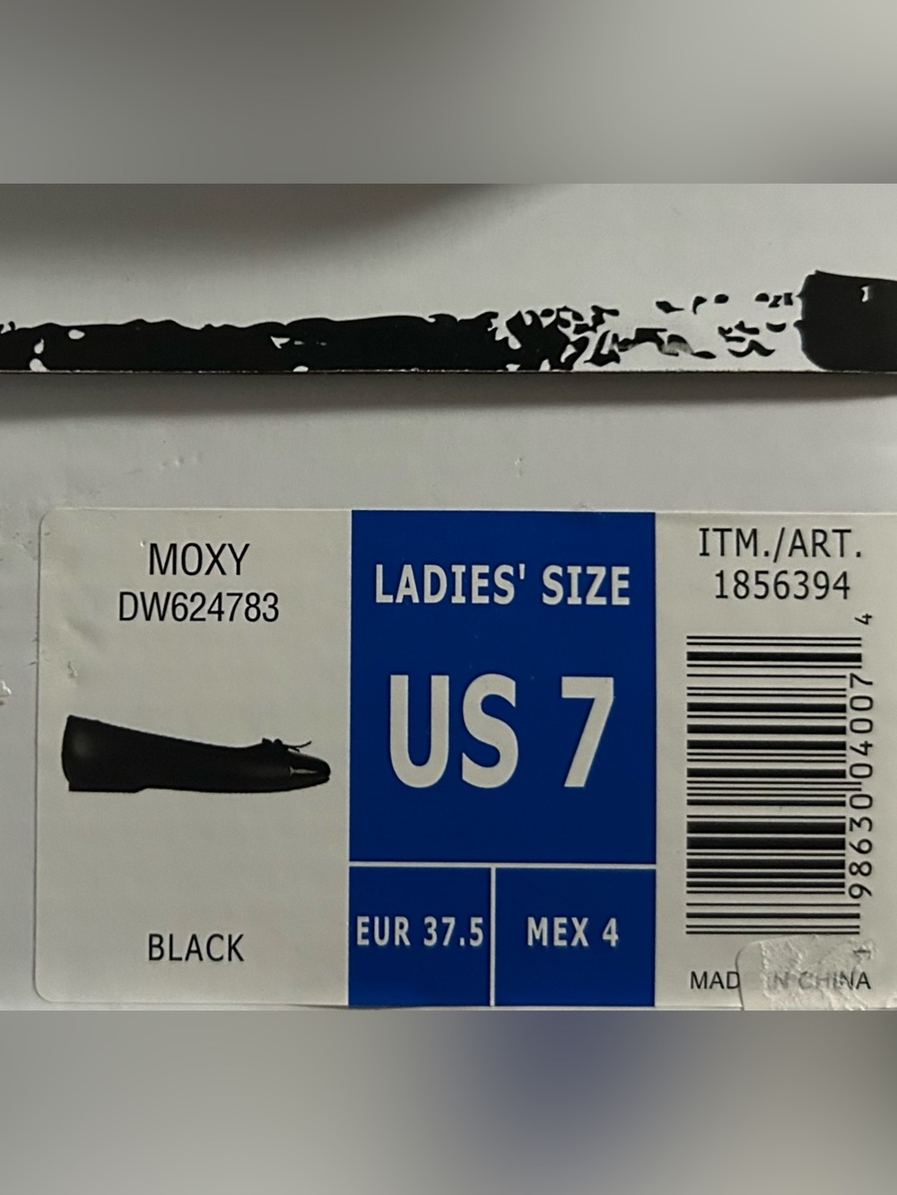 DV by Dolce Vita Moxy Black Vegan Ballet Flats Bow Detail | Women’s Size 7 NWB - Picture 10 of 11